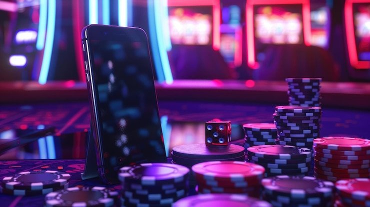Papua slot live-dealer studio showing professional HD cameras, blackjack table, and multilingual dealer setup